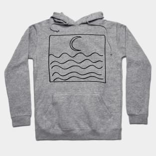 Night at the beach Hoodie